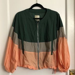 Anthropologie Elevenses Windbreaker